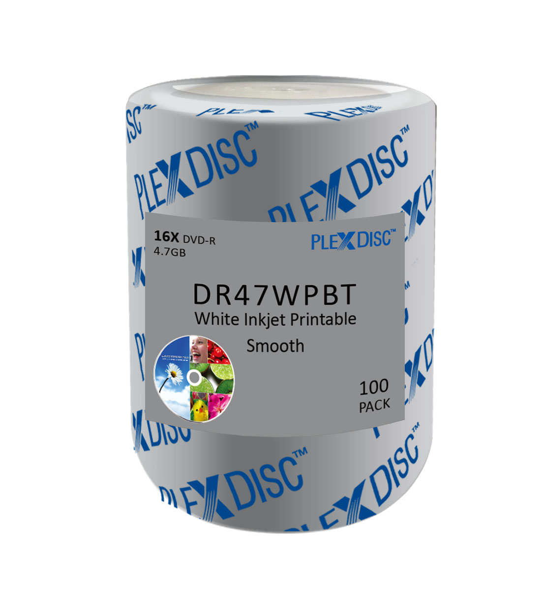 PLEXDISC（=PIODATA)　DR47WP100BT★送料無料★16倍ＤＶＤ-Ｒ（Smooth)１ケース６００枚＠14.5円