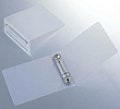 2穴リング式不織布専用バインダー半透明（最大２４枚収納） ★送料無料★ １ケース６０パック１２０個 
