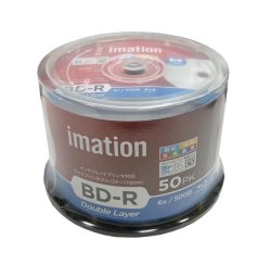 画像1: imation ＩＭ０９５   録画用耐水・光沢写真画質（ウォーターシールド）録画用ＢＤ-Ｒ DL 6倍 １スピンドル５０枚 