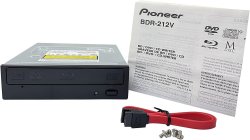 画像1: パイオニア　BDR-212V  [DVD書込み強化モデル] 業務用内蔵ＢDドライブ（SATAケーブル 、取り付けネジ付） 
