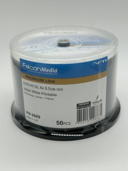 画像1:  Ｆａｌｃｏｎ　PN0689 DVD+R DL ８倍 １スピンドル５０枚