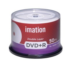 画像1:  imation  IMD+85 DVD+R DL ８倍 １スピンドル５０枚