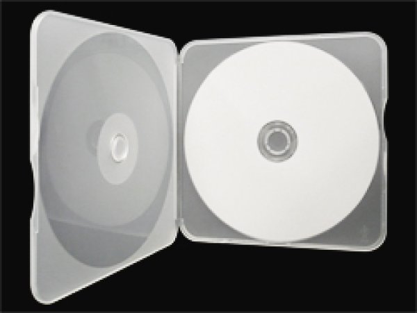 メ－ルケ－ス 4mm半透明（１枚収納）１ケ－ス２００枚 ブランクメディア販売 （Produced by株式会社BIG ONE）
