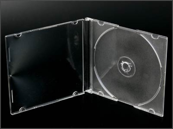 画像1: プラケース　5mm半透明（１枚収納） １ケース２００枚  (1)