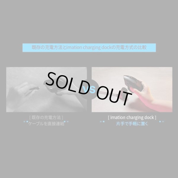 画像5: imation ロジクールゲーミングマウス専用ワイヤレス・マグネティック充電器　白or黒 ★送料無料★  (5)