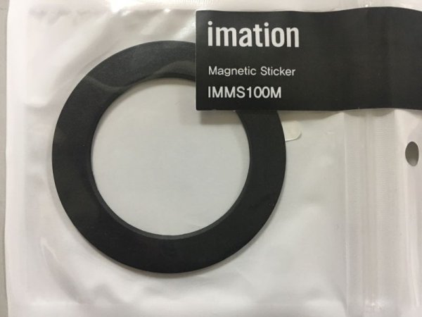 画像1: imation マグセーフ対応 ワイヤレス充電器対応リング MagSafe対応  マグネットリング  (1)