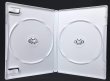 画像1: Mロック FD1018 ＤＶＤトールケース　15mm　白（2枚収納） １ケース1００枚  (1)
