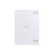 画像2: Mロック FD1018 ＤＶＤトールケース　15mm　白（2枚収納） １ケース1００枚  (2)