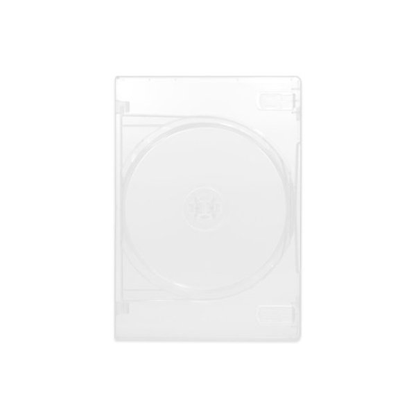 画像2: Mロック FD1042 ＤＶＤトールケース　15mm　透明（2枚収納）トレータイプ １ケース1００枚  (2)