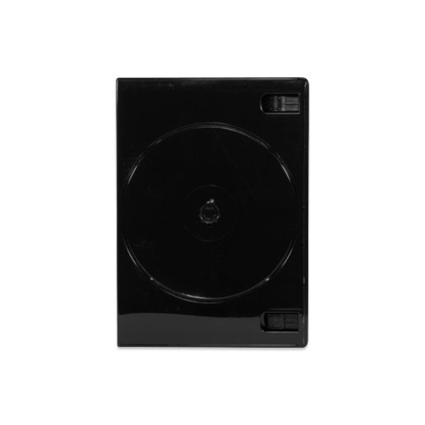 画像2: Mロック FD1180 DVDトールケース 15mm 黒(4枚収納) 1ケース100枚  (2)