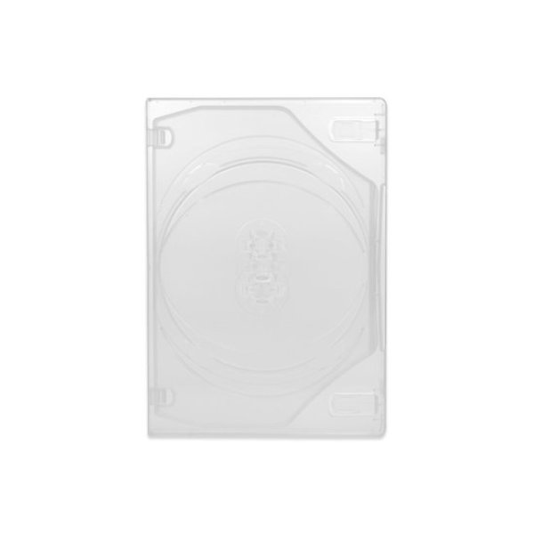 画像3: Mロック FD1084 DVDトールケース 15mm 透明(3枚収納) 1ケース100枚  (3)