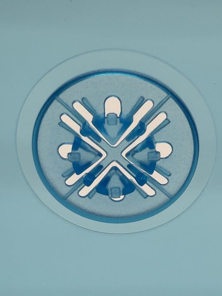 画像2: ブルーレイケース 12.5mmクリアブルー(1枚収納) 1ケース100枚  (2)