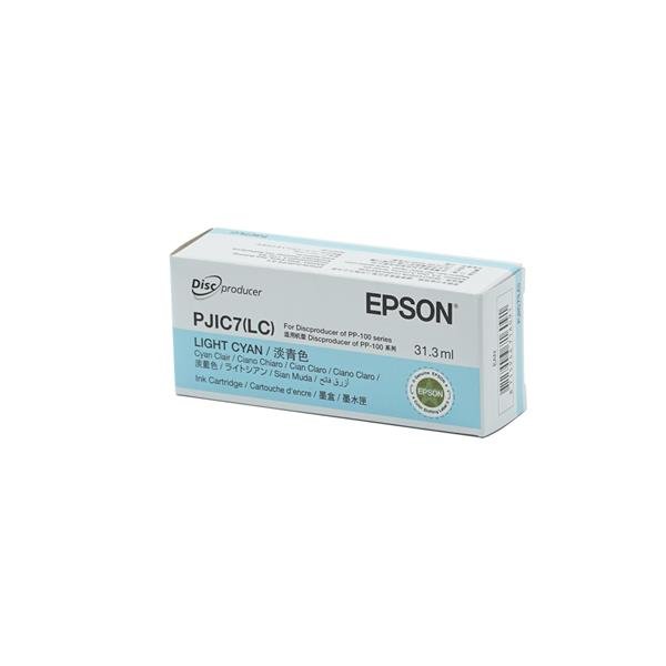 画像1: EPSON 　PPシリーズ用インクカートリッジ　 PJIC7LC　ライトシアン   (1)