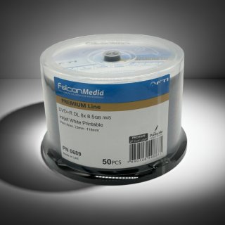 Falcon PN0688DVD-R DL 8倍1スピンドル50枚 ブランク